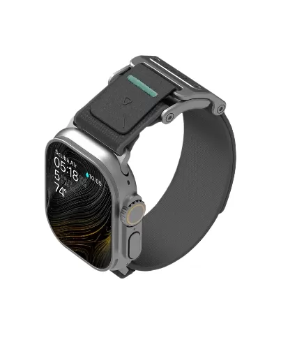 Тонкий ремешок Aulumu A11 для Apple Watch, серый